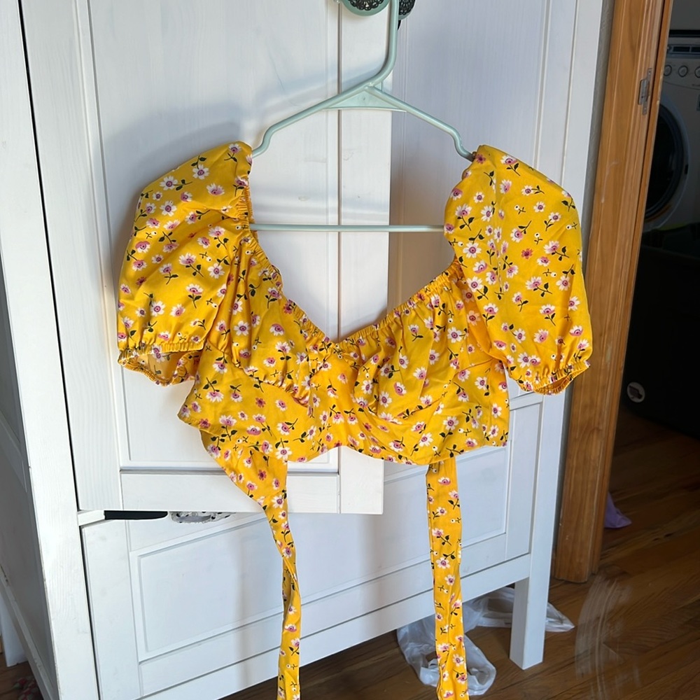 Florah shein two piece skirt and crop top